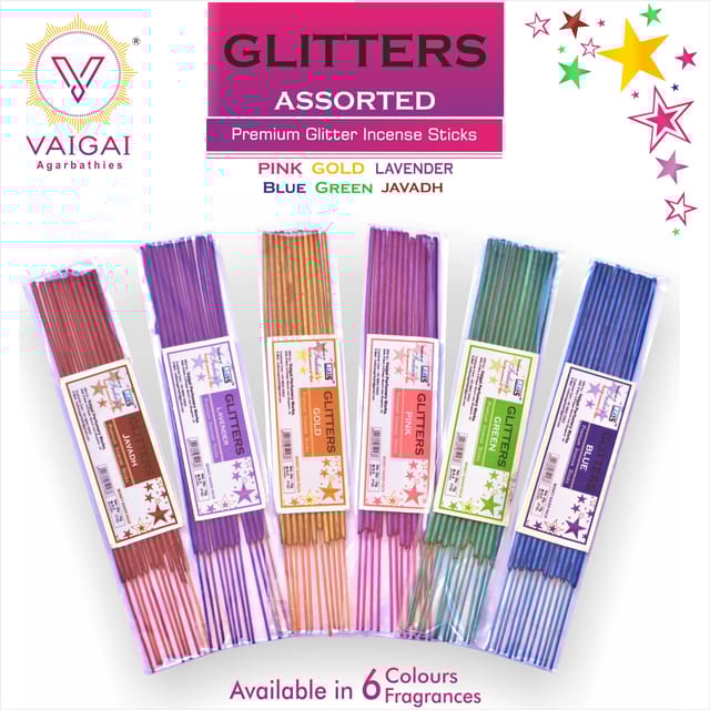 Glitters 6in1 Metallic Agarbatti