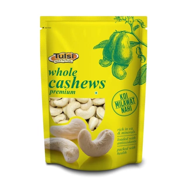 Tulsi Whole Cashews Premium 500g