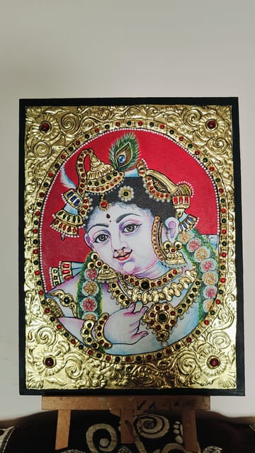 KRISHNA TANJORE PAINTING