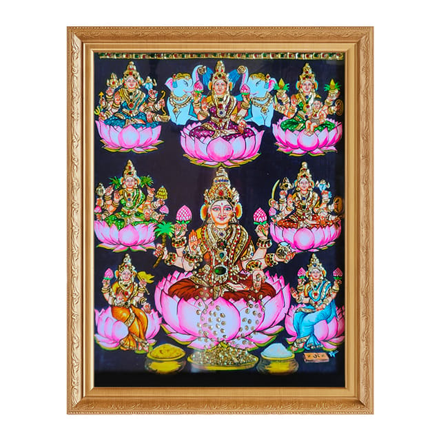 ASHTALAKSHMI TANJORE PAINTING