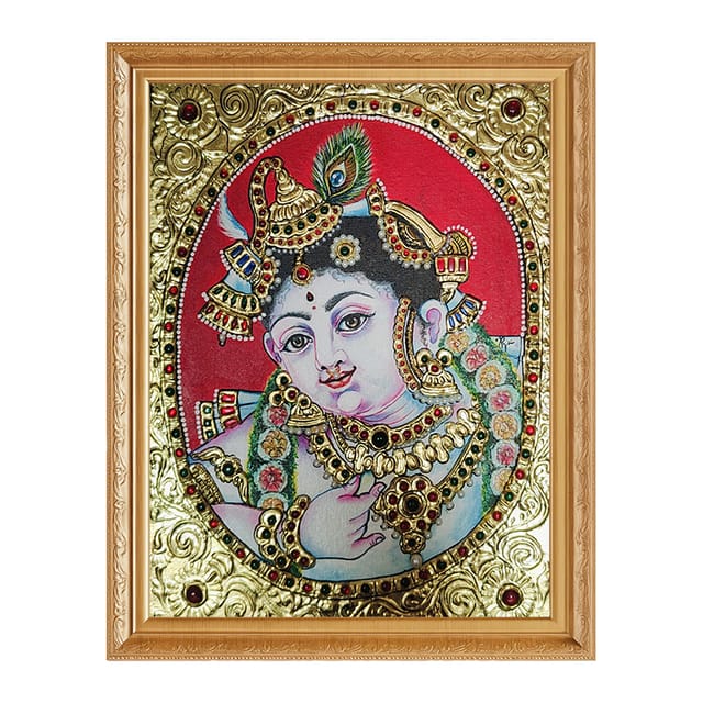 KRISHNA TANJORE PAINTING