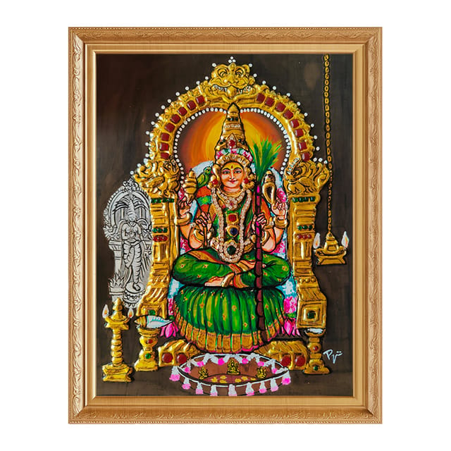 KAMAKSHI TANJORE PAINTING
