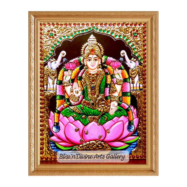 GAJALAKSHMI TANJORE PAINTING