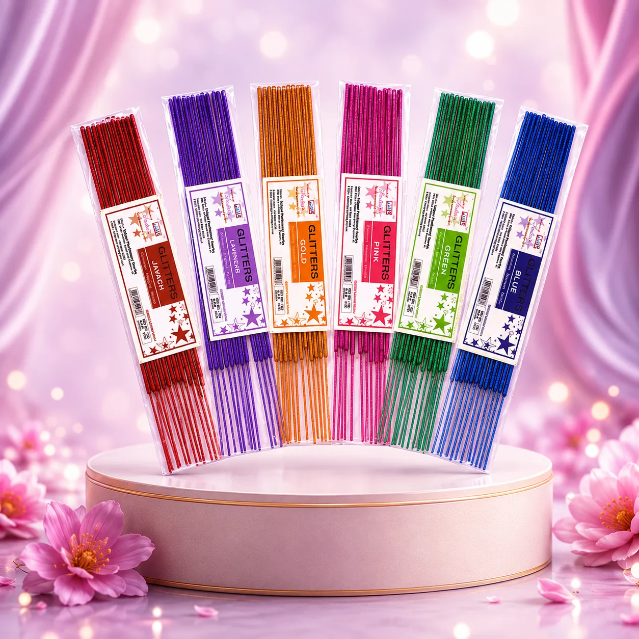 Glitters 6in1 Metallic Agarbatti