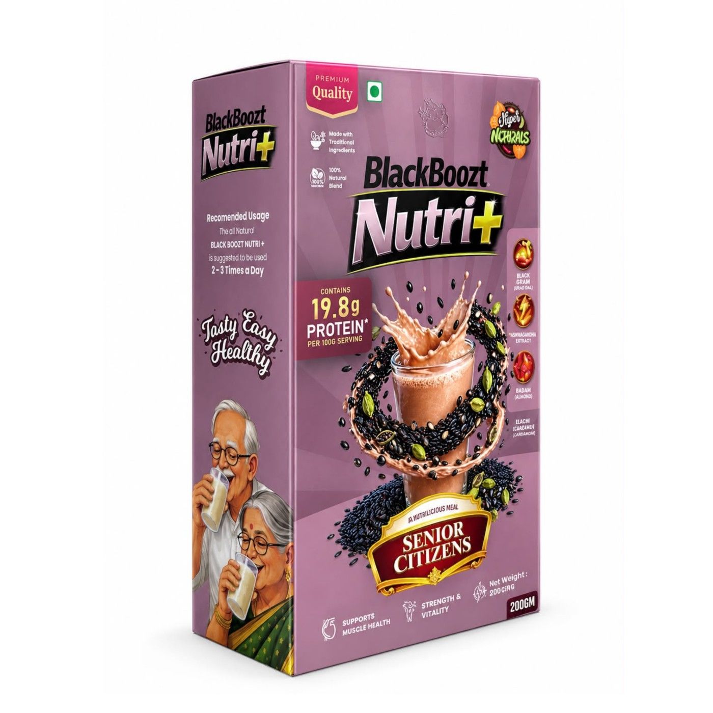 Blackboozt Nutri+ Formulated for elder
