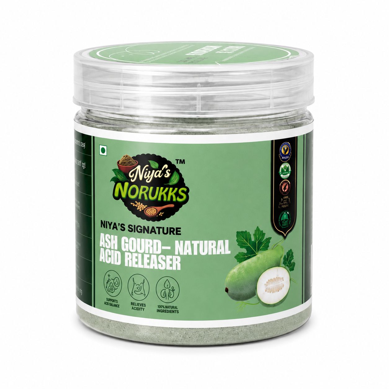 Ash Gourd Natural ACID releaser 