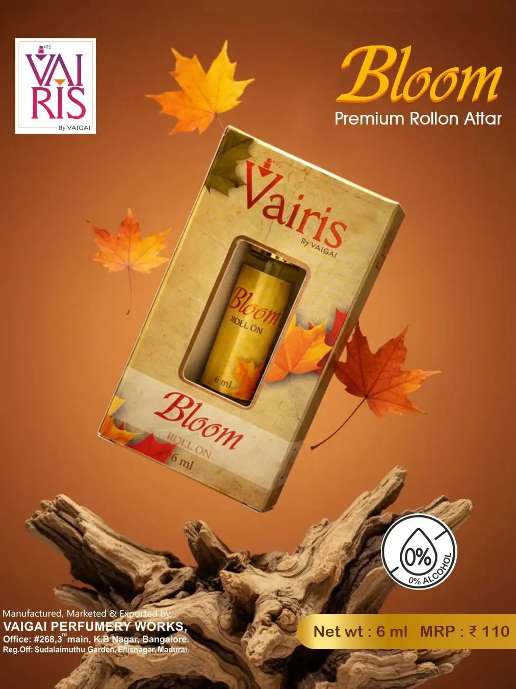 Bloom Attar Rollon Perfume 6ml