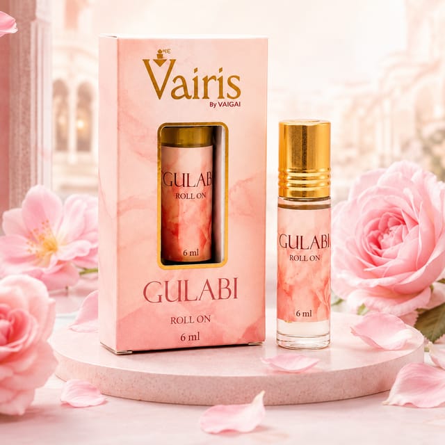 Gulabi Attar Vairis Rollon Perfume 6ml