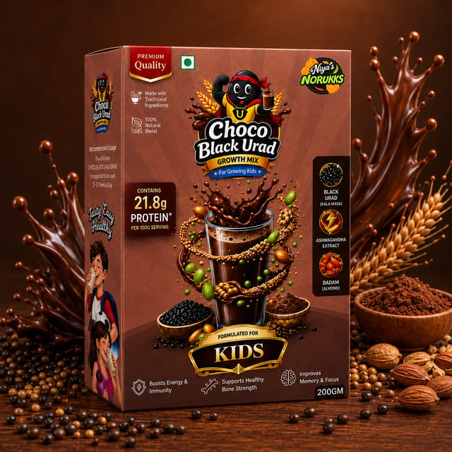 Choco Black urad Growth Mix Formulated for Kid