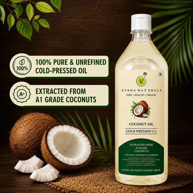 COCONUT OIL COLD PRESSED 500ml