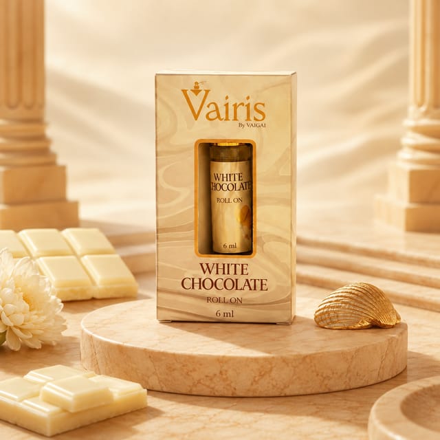 White Chocolate Attar Vairis Rollon Perfume 6ml White Chocolate Attar Vairis Rollon Perfume 6ml