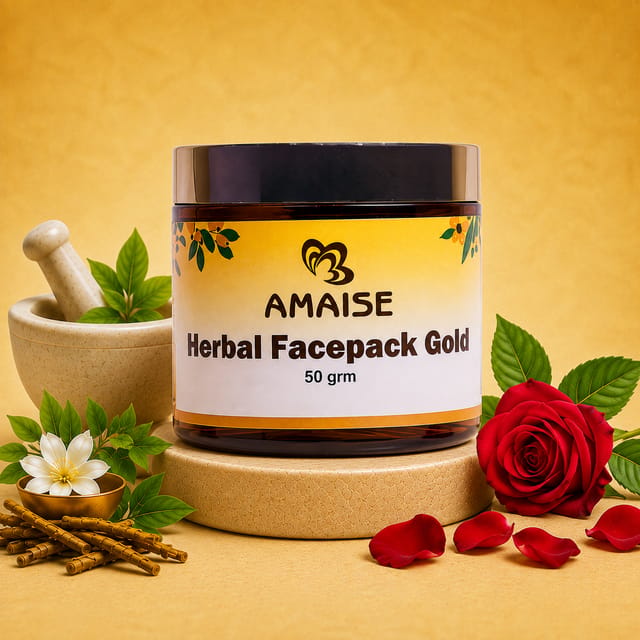 Amaise Herbal Face Pack Gold 50 gm