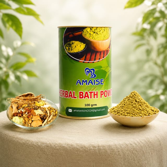 Amaise 8 Natural Herbal Bath Powder 100 gm Amaise 8 Natural Herbal Bath Powder 100 gm