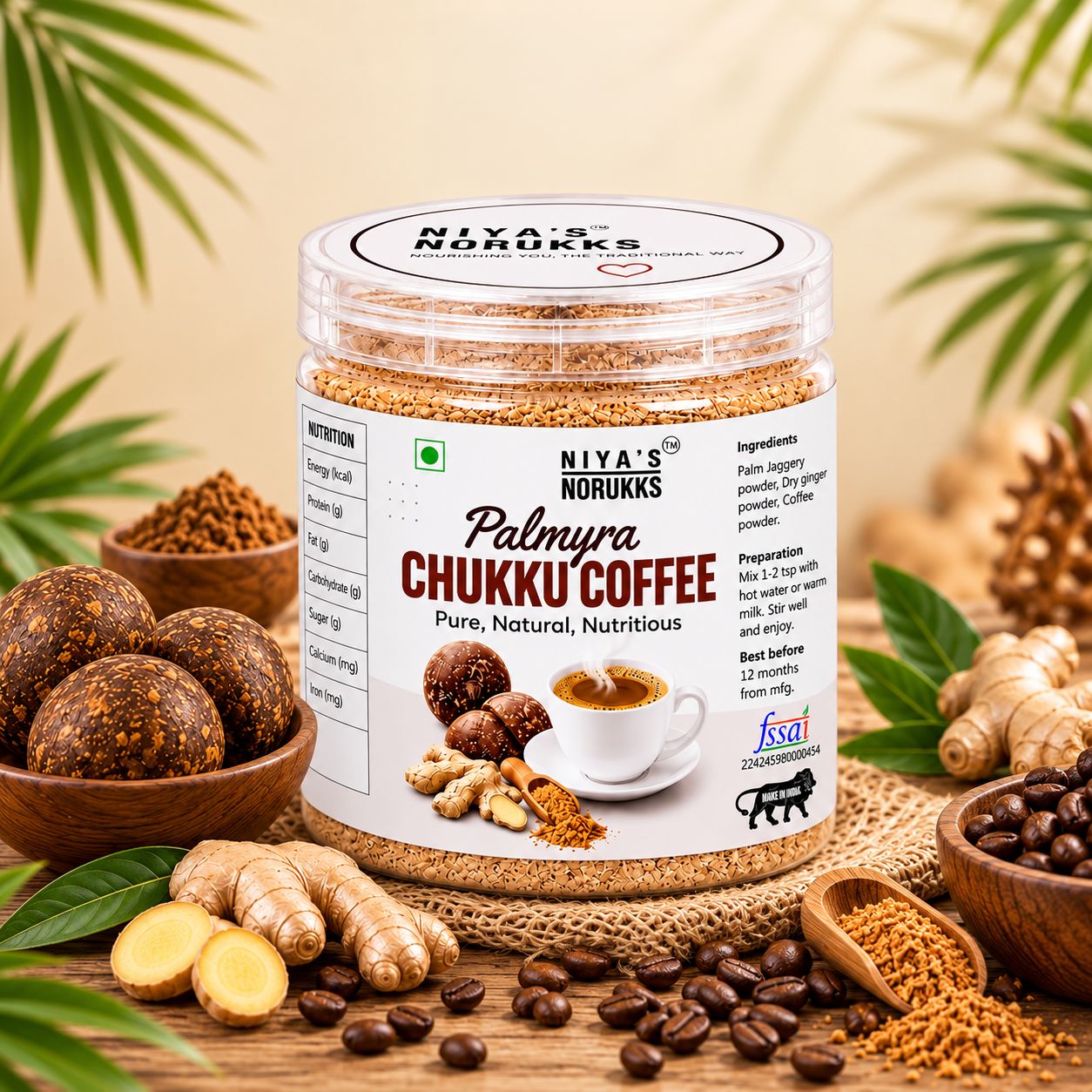 Karupatti Chukku coffee- Palm jaggery coffe