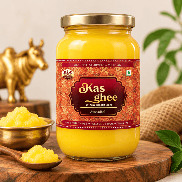Kas Veda A2 Cow Bilona Ghee – 1 Litre